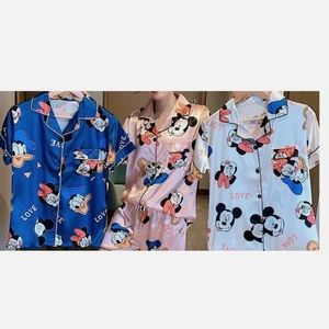 Mickey Mouse Pajamas w/ Matching Shorts size M & L